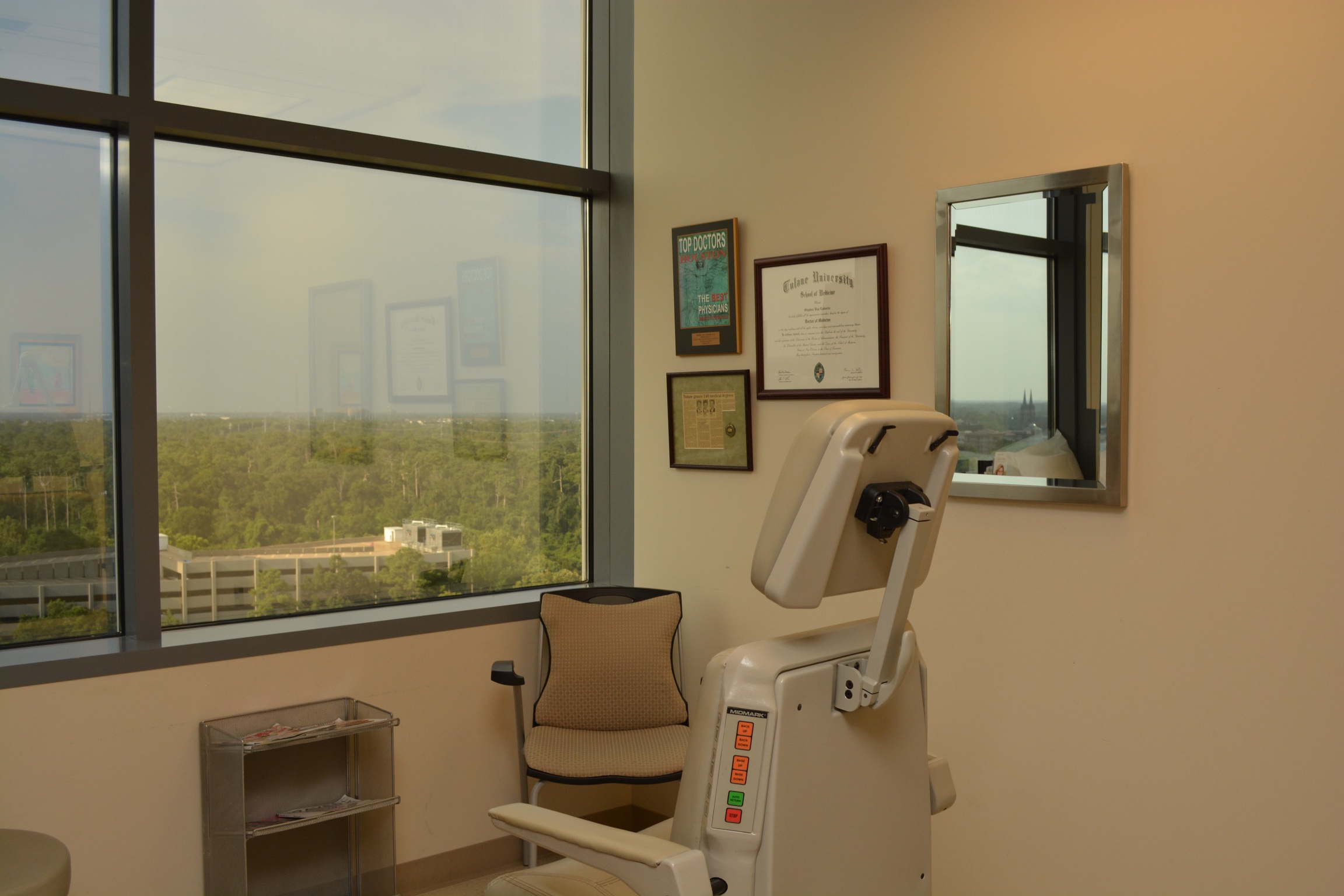 One of our patient rooms.